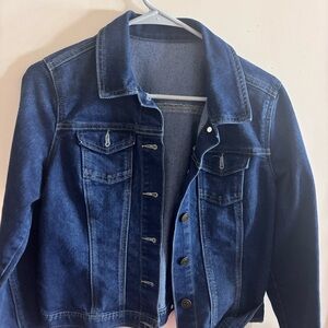 SHEIN Blue Jean Jacket Classic Denim Style